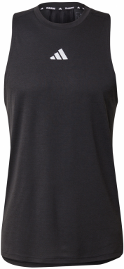ADIDAS PERFORMANCE Funkčné tričko 'Hiit Workout 3-stripes'  čierna / biela
