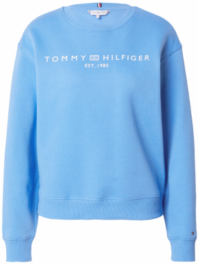 TOMMY HILFIGER Mikina  svetlomodrá / biela