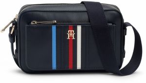 TOMMY HILFIGER Taška cez rameno  námornícka modrá / svetlomodrá / červená / biela