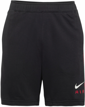 Nike Sportswear Nohavice 'AIR'  červená / čierna / šedobiela