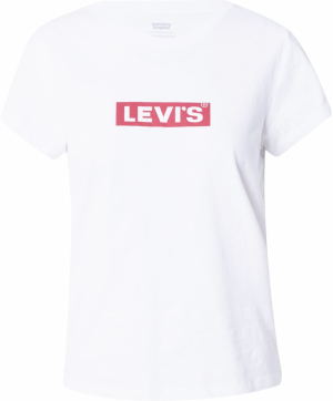 LEVI'S ® Tričko 'Graphic Authentic Tshirt'  červená / biela