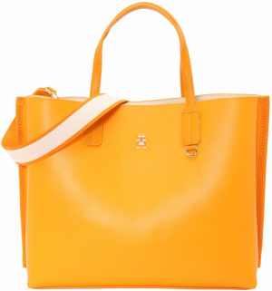 TOMMY HILFIGER Shopper 'Iconic'  zlatá / neónovo oranžová