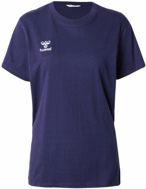 Hummel Funkčné tričko 'Go 2.0'  námornícka modrá / biela