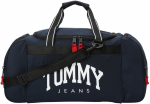 Tommy Jeans Cestovná taška  námornícka modrá / biela