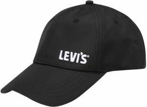 LEVI'S ® Čiapka 'GOLD TAB'  čierna / biela