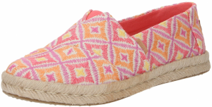 TOMS Espadrilky  oranžová / ružová / šedobiela