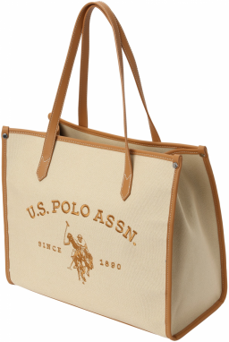 U.S. POLO ASSN. Shopper 'Beach 4'  béžová / oranžová