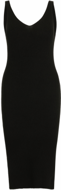 Only Tall Pletené šaty 'LINA'  čierna