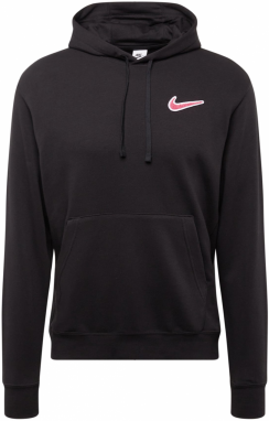 Nike Sportswear Mikina  svetloružová / čierna / biela