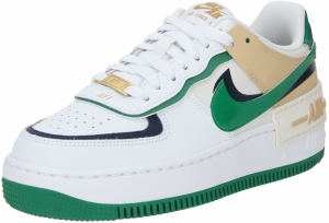 Nike Sportswear Nízke tenisky 'AF1 SHADOW'  béžová / zelená / čierna / biela