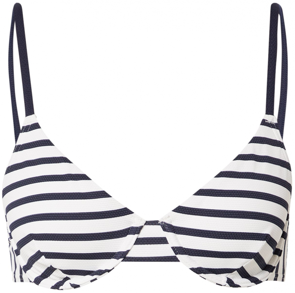 ESPRIT Bikinový top 'HAMPTONS BEACH'  námornícka modrá / biela