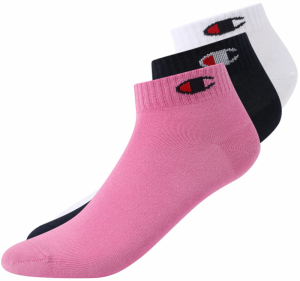 Champion Authentic Athletic Apparel Ponožky  tmavomodrá / ružová / červená / biela