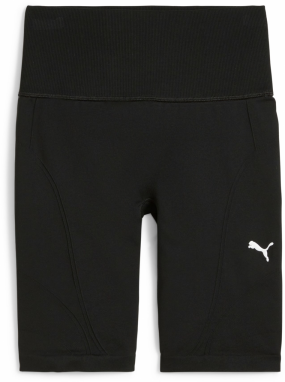 PUMA Športové nohavice  čierna / biela