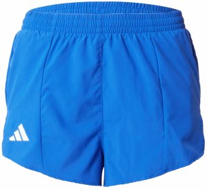 ADIDAS PERFORMANCE Športové nohavice 'ADIZERO'  modrá / biela