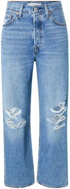 LEVI'S ® Džínsy 'Ribcage Straight Ankle'  modrá denim