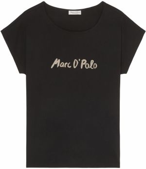 Marc O'Polo Tričko  tmavošedá / čierna