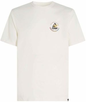 O'NEILL Funkčné tričko 'TRVLR'  azúrová / karí / červená / biela