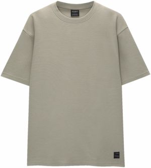 Pull&Bear Tričko  zelená / čierna