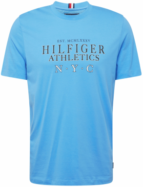 TOMMY HILFIGER Tričko 'NYC'  modrá / čierna / biela