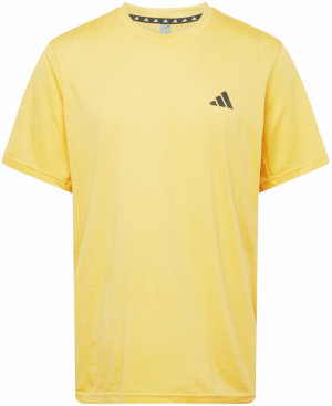 ADIDAS PERFORMANCE Funkčné tričko 'TRAIN ESSSENTIALS COMFORT'  citrónová / čierna