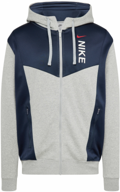 Nike Sportswear Tepláková bunda  námornícka modrá / sivá / červená / biela