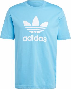 ADIDAS ORIGINALS Tričko 'Adicolor Trefoil'  svetlomodrá / biela