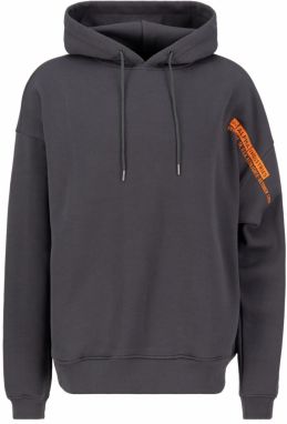 ALPHA INDUSTRIES Mikina  sivá / oranžová