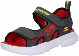 SKECHERS Otvorená obuv 'RAZOR SPLASH'  limetková / tmavosivá / červená