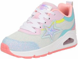 SKECHERS Tenisky 'UNO - STARRY VIBE'  svetlomodrá / žltá / mätová / ružová