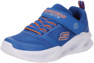 SKECHERS Tenisky 'METEOR-LIGHTS'  enciánová / sivá / oranžová