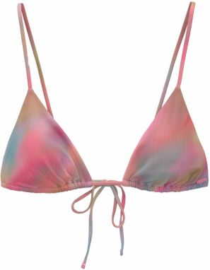 Pull&Bear Bikinový top  svetlomodrá / koralová / rosé