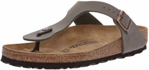 BIRKENSTOCK Poltopánky 'Gizeh'  tmavošedá