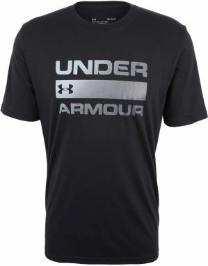 UNDER ARMOUR Funkčné tričko 'Team Issue'  čierna / strieborná