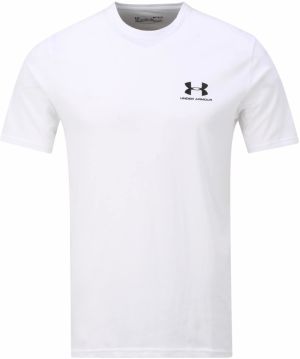 UNDER ARMOUR Funkčné tričko  čierna / biela