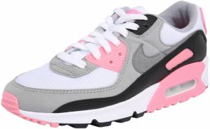 Nike Sportswear Nízke tenisky 'Nike Air Max 90'  sivá / ružová / biela