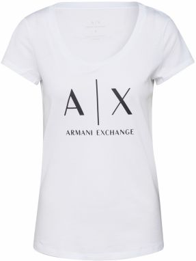 ARMANI EXCHANGE Tričko '8NYT70'  biela