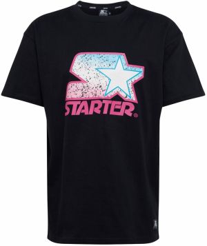 Starter Black Label Tričko  ružová / čierna / biela