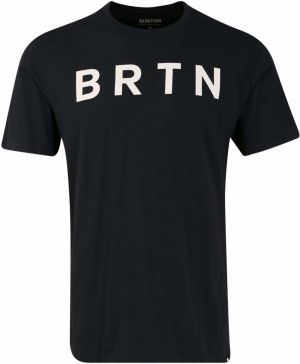 BURTON Funkčné tričko 'Men's BRTN Organic Short Sleeve T Shirt'  čierna / biela