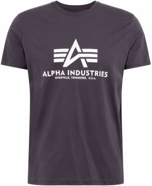 ALPHA INDUSTRIES Tričko  tmavosivá