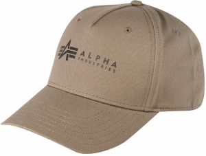 ALPHA INDUSTRIES Čiapka 'Alpha'  kaki / čierna