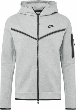 Nike Sportswear Tepláková bunda  sivá / čierna