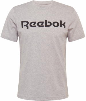 Reebok Funkčné tričko  sivá melírovaná / čierna