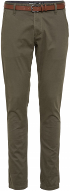 INDICODE JEANS Chino nohavice 'GOWER'  kaki