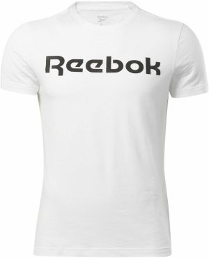 Reebok Funkčné tričko  čierna / biela