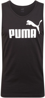 PUMA Funkčné tričko  čierna / biela