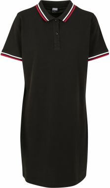 Urban Classics Šaty  červená / čierna / biela
