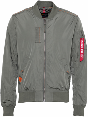 ALPHA INDUSTRIES Prechodná bunda 'MA-1 Parachute'  tmavozelená