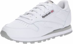 Reebok Nízke tenisky 'Classic Leather'  sivá / biela