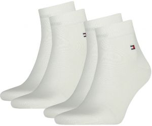 TOMMY HILFIGER - 2PACK TH men biele quarter ponožky