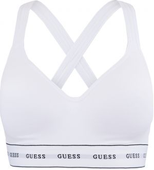 GUESS - biela lift braletka s logom GUESS - limitovaná edícia